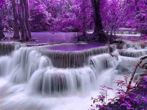 Pin By Chris Reed On Love The Purple Waterfall Scenery Waterfall