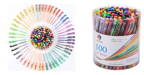 Amazon Smart Color Art 100 Colors Gel Pens Set Only 1291 Regular