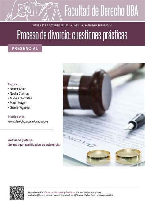 Proceso De Divorcio Cuestiones Prácticas Facultad De Derecho