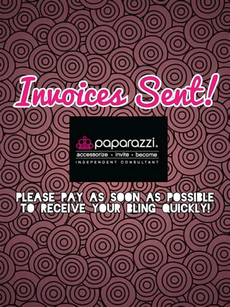Invoices Sent In 2020 With Images Paparazzi Jewelry Paparazzi
