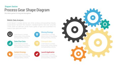 Process Gear Shape Diagram Powerpoint And Keynote Template Keynote