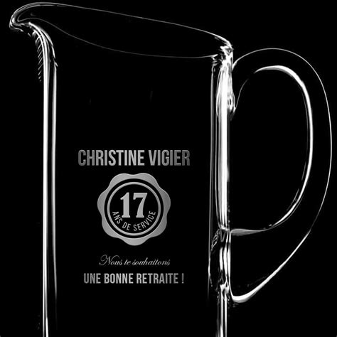 Idée cadeau original départ en retraite Laguna 70cl – Verre Créations