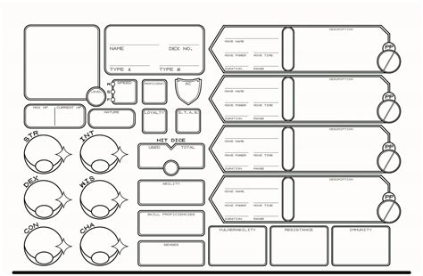 Pokemon Dnd 5e Character Sheet Images And Photos Finder Porn Sex Picture