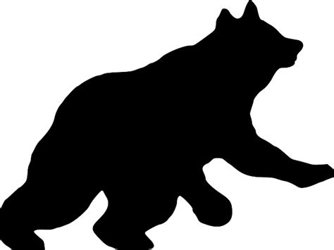 Medveď Silueta Grizzly Vektorová Grafika Zdarma Na Pixabay