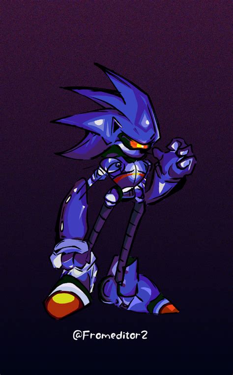 Mecha Sonic By Fromeditor On Newgrounds