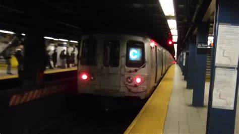 Daytime service operates between 207th street in inwood, manhattan and mott avenue in far rockaway, queens or lefferts boulevard in richmond hill, queens, making. MTA New York City Subway R46 C Train @ Jay Street - YouTube