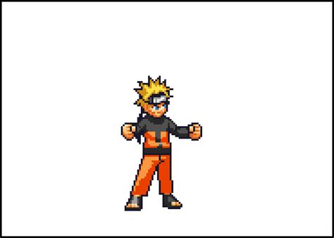 Naruto Pixel Art Grid With Tenor Maker Of  Keyboard Add Popular Images