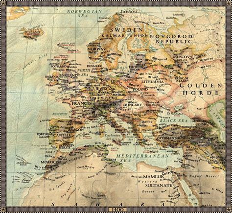 Europe In 1400 By Jaysimons On Deviantart