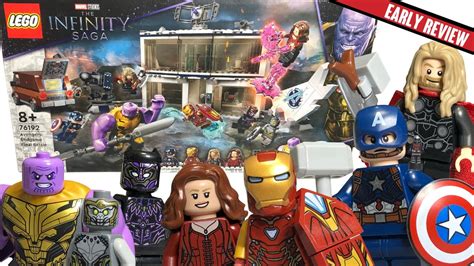 Lego Avengers Endgame Final Battle Infinity Saga Set 76192 Review Youtube