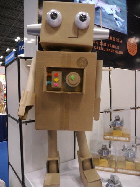 17 Robots Ideas Cardboard Robot Recycled Art Cardboard Art