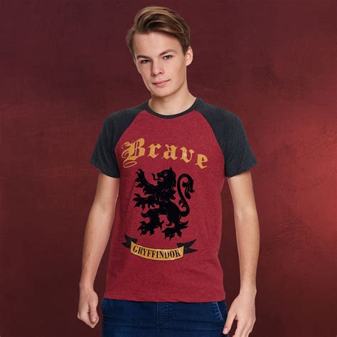 Harry Potter Brave Gryffindor T Shirt Rot Elbenwald