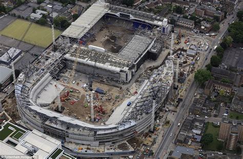 Sân vận động tottenham hotspur (vi); Tottenham's New Stadium Coming Along Mighty Well ...