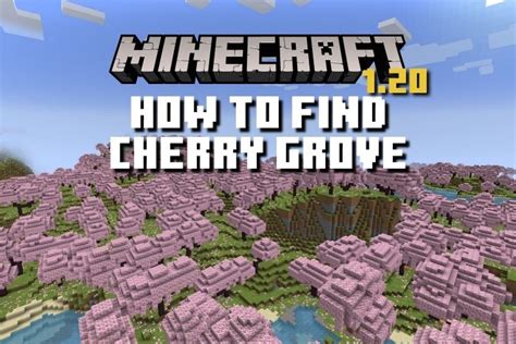 How To Find Cherry Blossom Biome Minecraft