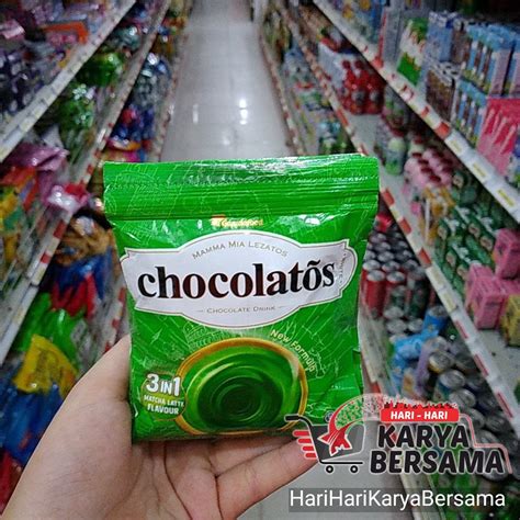 Jual Minuman Bubuk Matcha Latte Drink Chocolatos Chocolate Sachet 5s X