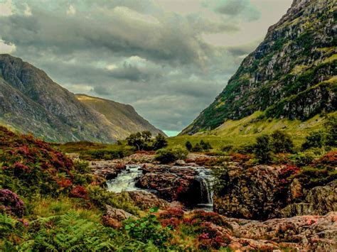 Autumn In The Glen Glencoe Scotlandglencoe Scotland