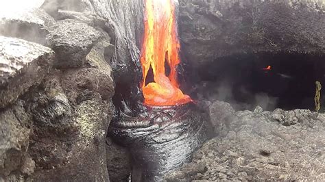 6 13 13 Lava Flow Hawaii Kilauea Volcano Lava Flow Gopro