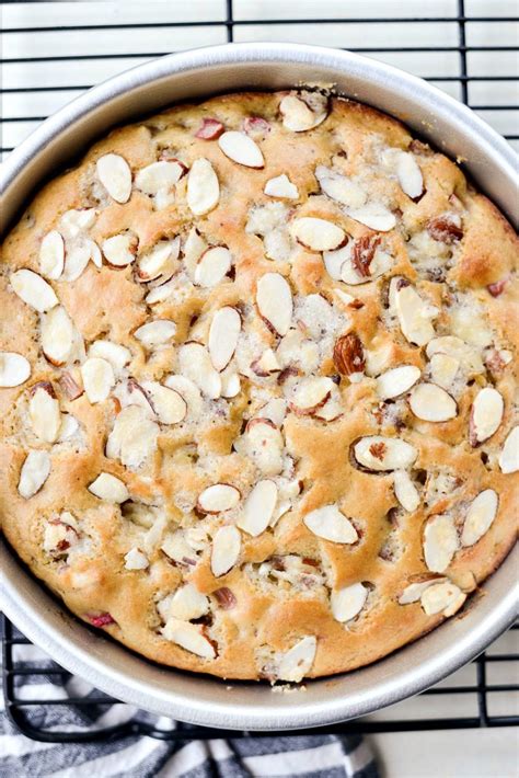 Rhubarb Almond Cake Recipe Simply Scratch