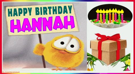 Happy Birthday Hannah Images 