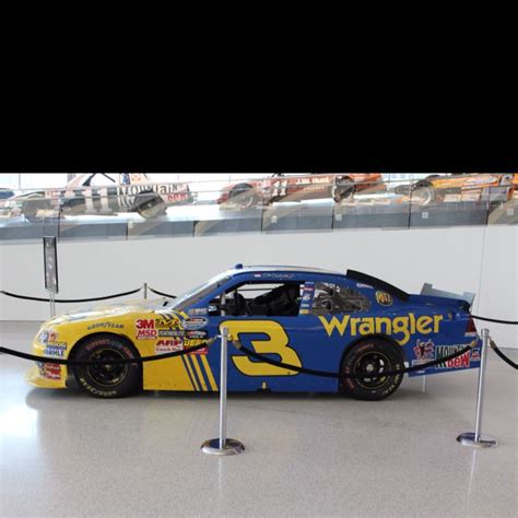 As soon as you walk in the. Jr's #3 Wrangler car he won at Daytona in...NASCAR Hall of ...