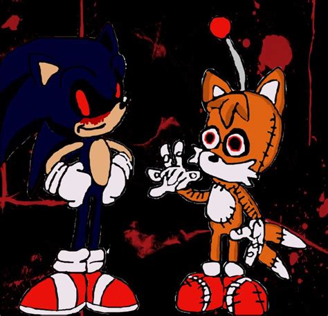 Sonic Exe And Tails Doll By Sonicandtailsfan98 On Deviantart