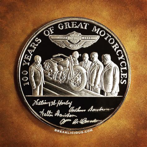 2003 Harley Davidson 100th Anniversary Commemorative Coin