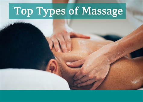 Løfte Nåde Uddannelse Different Types Of Massage Therapy Klimatiske Bjerge Flourish Permanent