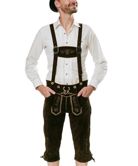 Bavaria Trachten Lederhosen Men Genuine Leather Authentic German Lederhosen For Men Oktoberfest