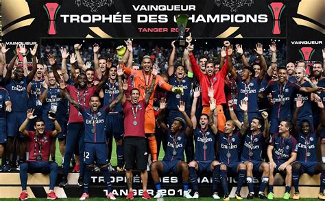 Le tirage va bientôt commencer. PSG-Trophee-des-Champions-2017-winners - PSG Talk