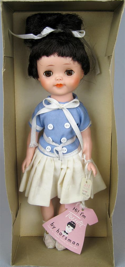 Vintage 1958 Horsman Tweedie Rare Vinyl Doll Ao In Original Box