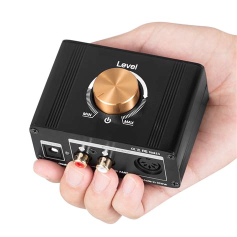 Mini Stereo Line Level Booster Amplifier Audio Preamp 20db Gain