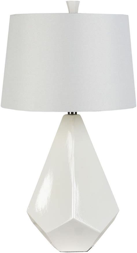 Surya Lamp Table Lamp LMP 1016 White Table Lamp Design Table