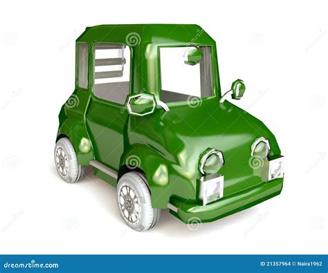 Green Funny Cartoon Car Stock Illustration Illustration Of Funny
