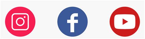Get 26 Youtube Facebook Instagram Logo Png