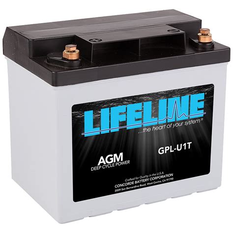 12v 215cca 275mca 50rc 33ah C20 Lifeline Dc Agm Federal Batteries