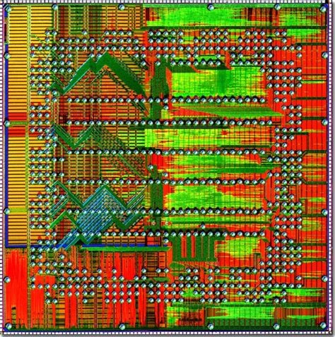 Molecular Expressions Chip Shots Ibmmotorola Integrated Circuits