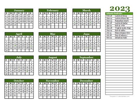 Islamic Calendar 2023 Uae Get Calendar 2023 Update