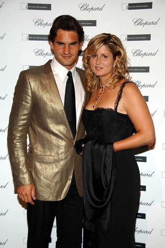 Here she is swearing at the australian open. Roger Federer and Girlfriend Mirka Vavrinec | At Elton ...