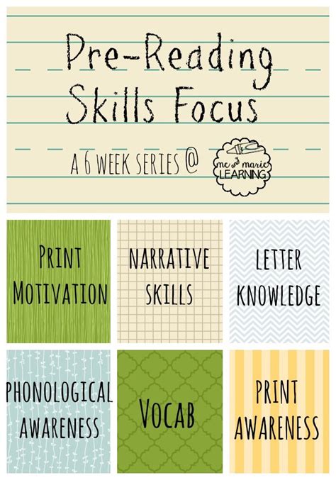 Early Reading Skills Development Tedy Printable Activities