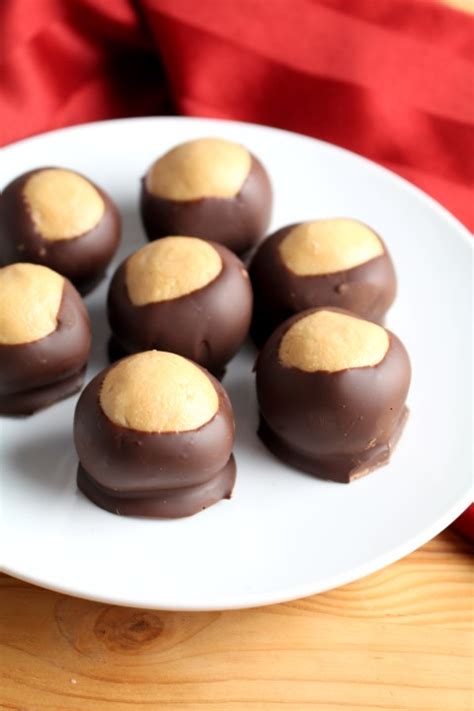 When i moved to new england, i discovered that people had no idea what i was talking about. Buckeyes (Peanut Butter Balls) - Chocolate with Grace