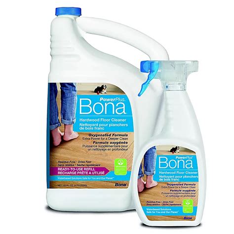 Bona Powerplus 160 Oz Hardwood Floor Cleaner Refill With 22 Oz