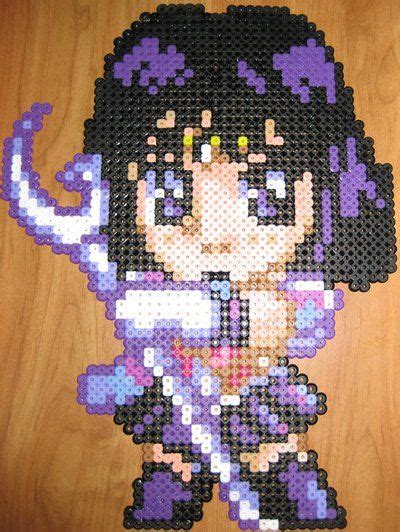 Chibi Sailor Saturn By Plasticpixel Sailor Moon Crafts Pixel Art