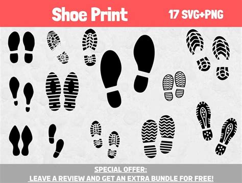 Shoe Print Svg Shoeprint Cut Files Shoeprint Svg True Crime Etsy