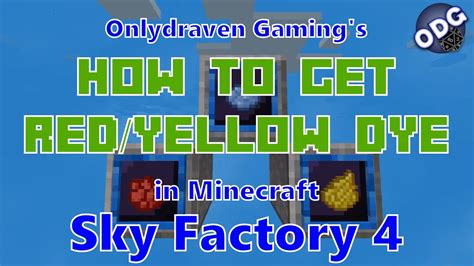 You can collect different dye and dyeing wool or dyeing sheep then shear it, another way is buying colored wool from shepherd villager or finding in woodland mansion. Minecraft - Sky Factory 4 - How to Get Red, Yellow and ...