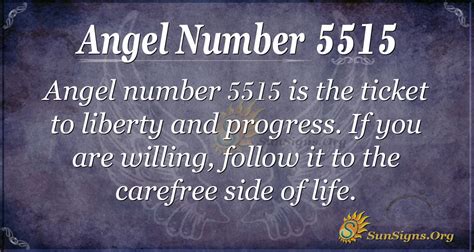 Angel Number 5515 Meaning Liberty And Progress Sunsignsorg