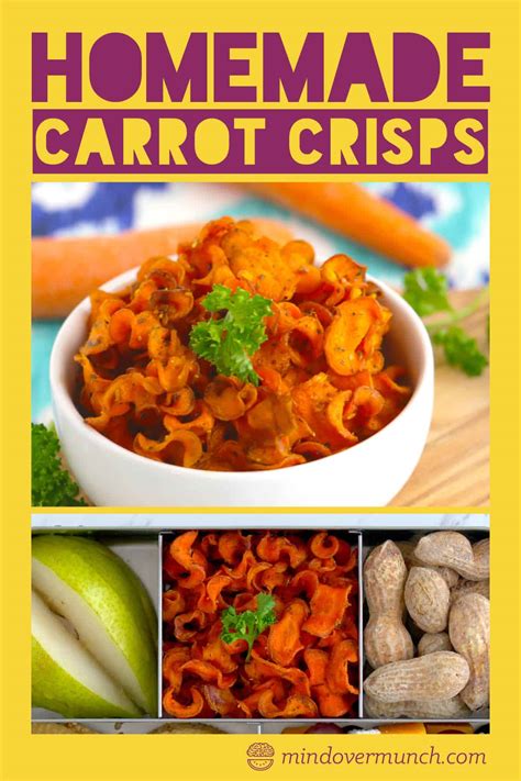 There's no added oil and nothing artificial. Baked Carrot Chips | Easy Crispy Vegetable Chips | Mind ...