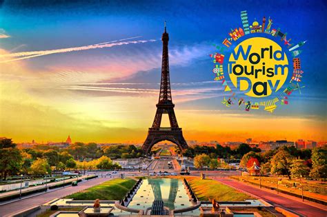 World Tourism Day Eiffel Tower Paris France
