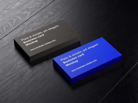 3 Free Business Card Mockup Psd Presentations Good Mockups