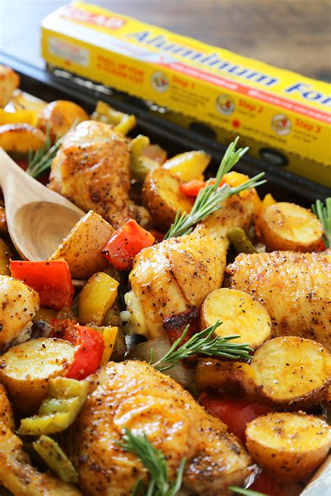 Chicken thighs, salt, pepper, italian seasoning, oregano, olive oil and 2 more. Rosemary Roasted Chicken with Bell Peppers and Potatoes ...