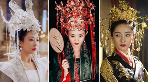 Trang qq đã mô tả hình ảnh người đẹp họ triệu xuất hiện cô đơn đến xót xa, hoàn toàn không có hình bóng của tài tử họ phùng. Mỹ nhân Cbiz đội mũ miện cổ trang: Triệu Lệ Dĩnh mỹ miều ...