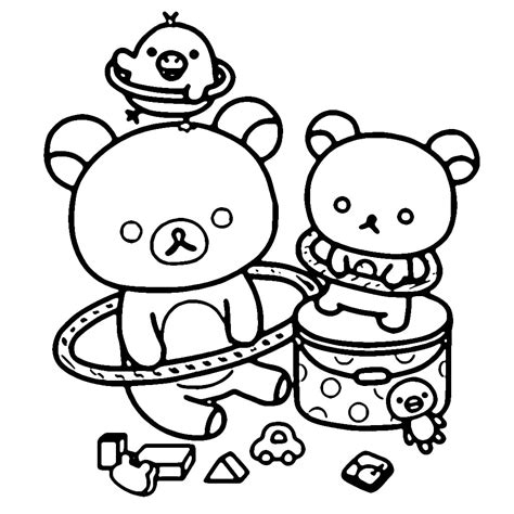 Rilakkuma To Print Coloring Page Download Print Or Color Online For Free